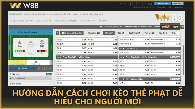 Hướng dẫn cách chơi kèo thẻ phạt dễ hiểu cho người mới