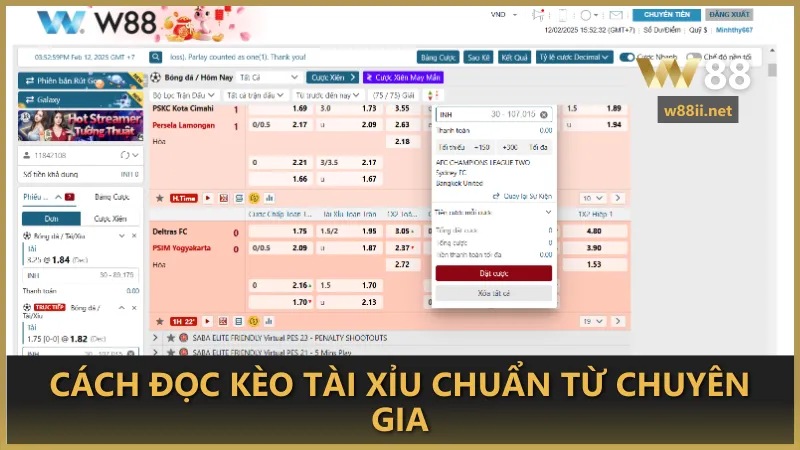 Cách đọc kèo tài xỉu chuẩn theo nhiều tỷ lệ khác nhau