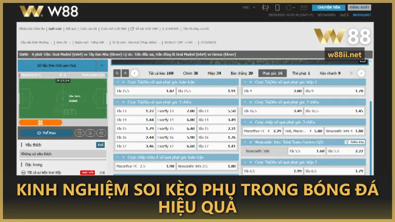 Kinh nghiệm soi kèo phụ trong bóng đá hiệu quả