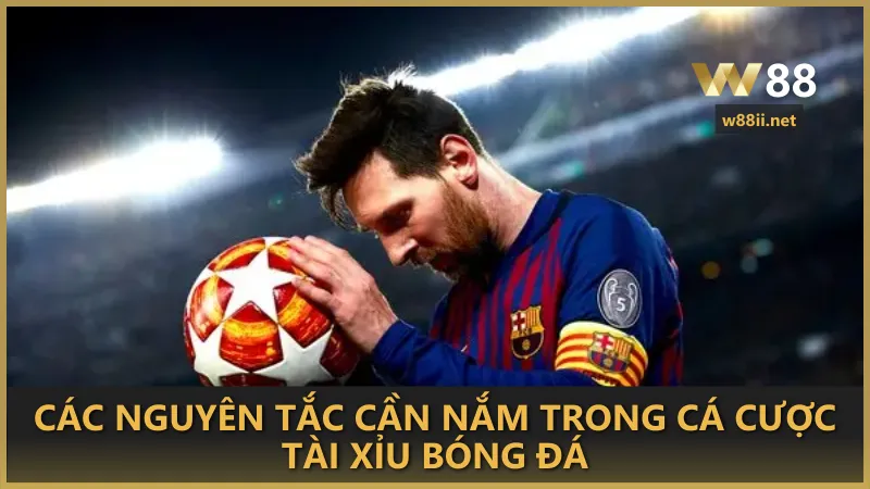 Các nguyên tắc cần nắm trong cá cược tài xỉu bóng đá